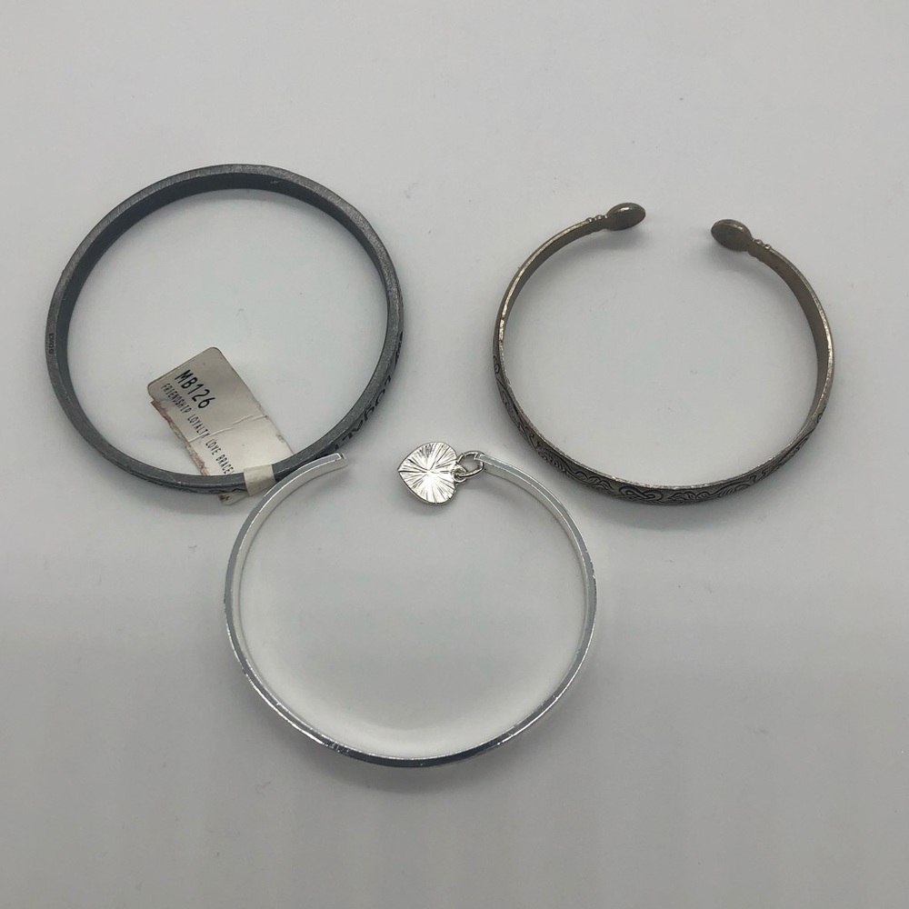 3 Metal Bracelets